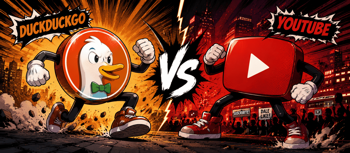 Los anuncios de YouTube conocen a su nuevo depredador natural: DuckDuckGo
