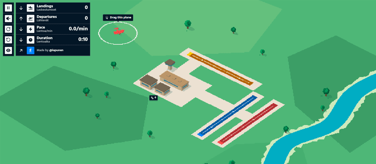 Juego Web: Airport Simulator