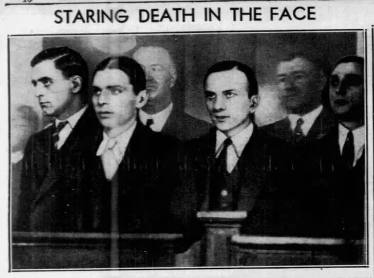 Marino, Kriesberg, Murphy y Pasqua durante el juicio